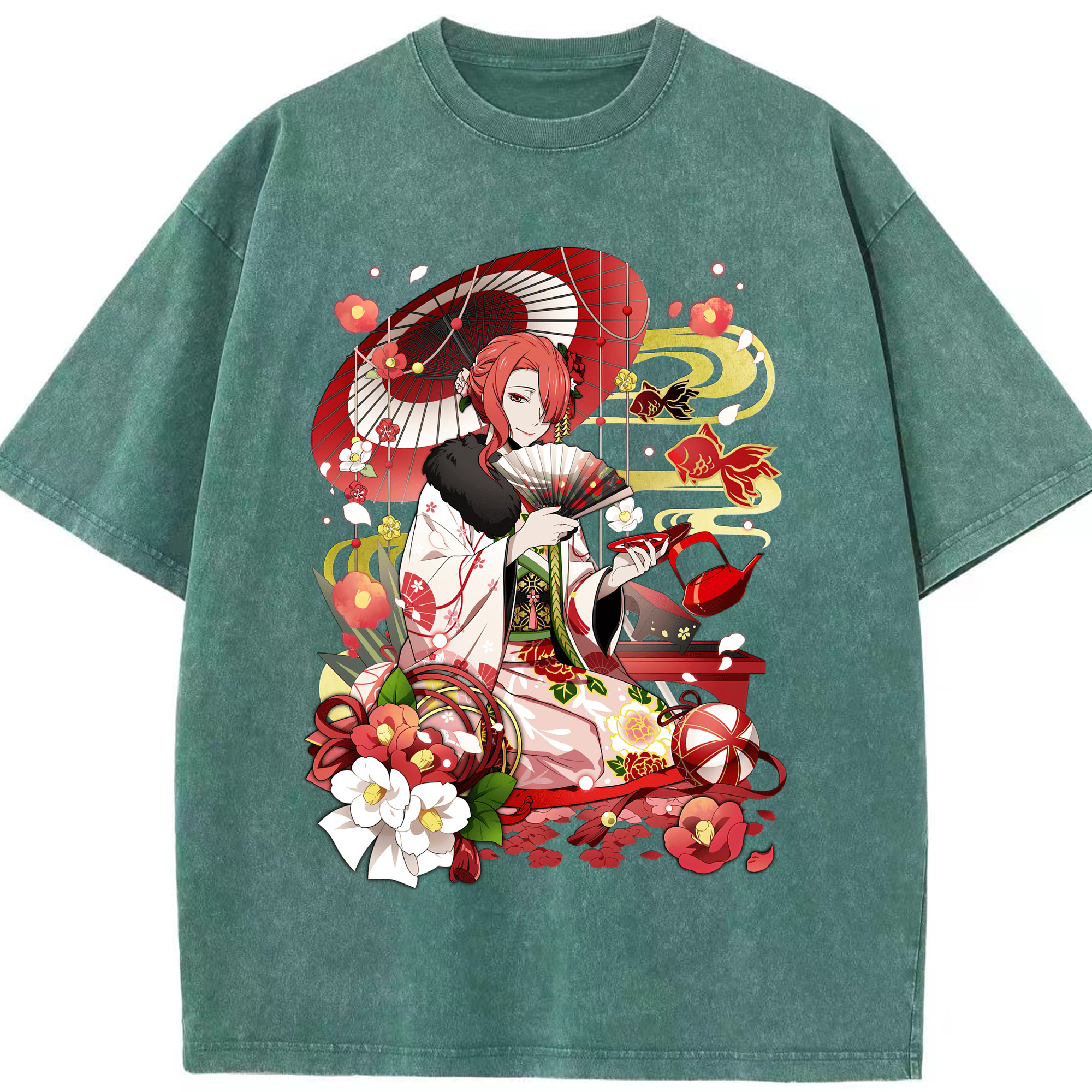 （画像用） 文豪ストレイドッグス Bungo Stray Dogs 綿100% ヴィンテージ風 半袖Tシャツ（フロントプリント）